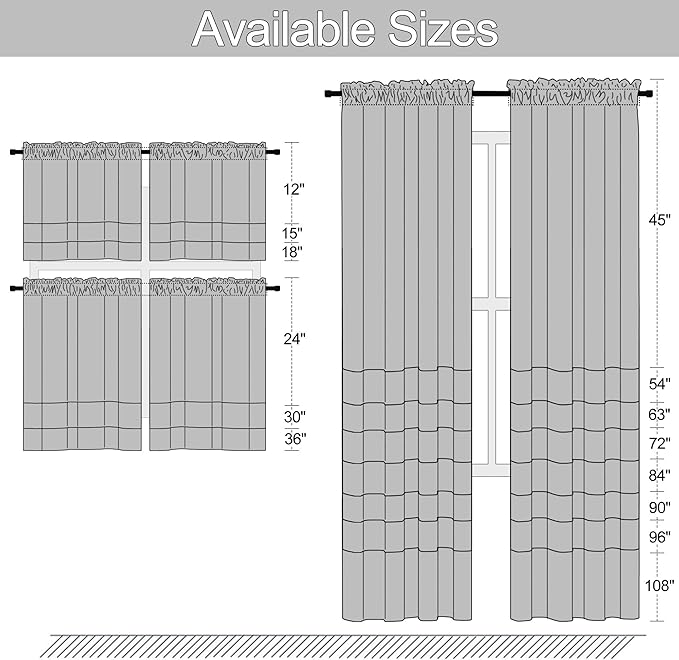 Warm Taupe Room Darkening Thermal Insulated Curtains Drapes for Nursery,Rod Pocket Blackout Curtains for Bedroom(2 Pieces,52 inches Wide by 63 inches Long)