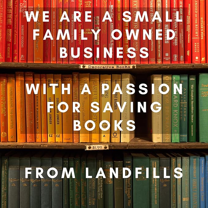 Farmhouse Decorative Books, Hardcover Books Home Décor, Interior Design, Office Ambiance, Wedding Displays, Instant Libraries, or Staging