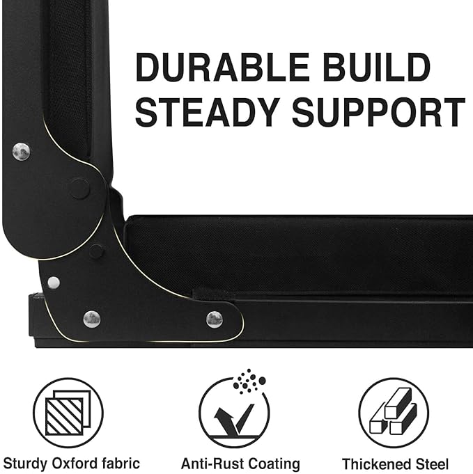 Extra Wide Stadium Seats for Bleachers with Back Support - Padded Foldable Lightweight Durable Stadium Chair for Sports Parents Watching Kids & Fans at Any Game - Relieves Back Pain on Hard Benches