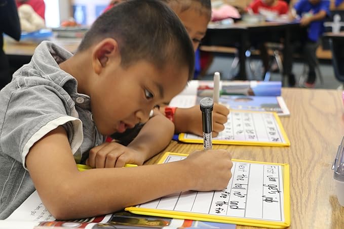 (24) KleenSlate Black Low Odor Dry Eraser Markers with Eraser, Bullet point